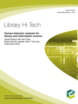 cover image of Library Hi Tech, Volume 35, Number 4